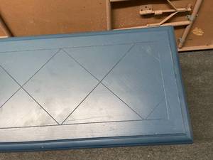 Solid Oak Painted Sofa Table