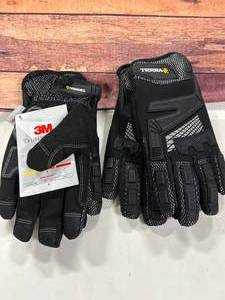 lot 27 image: 2 Pair Brand New Terra 3M Thermal Winter Glovers Size XL