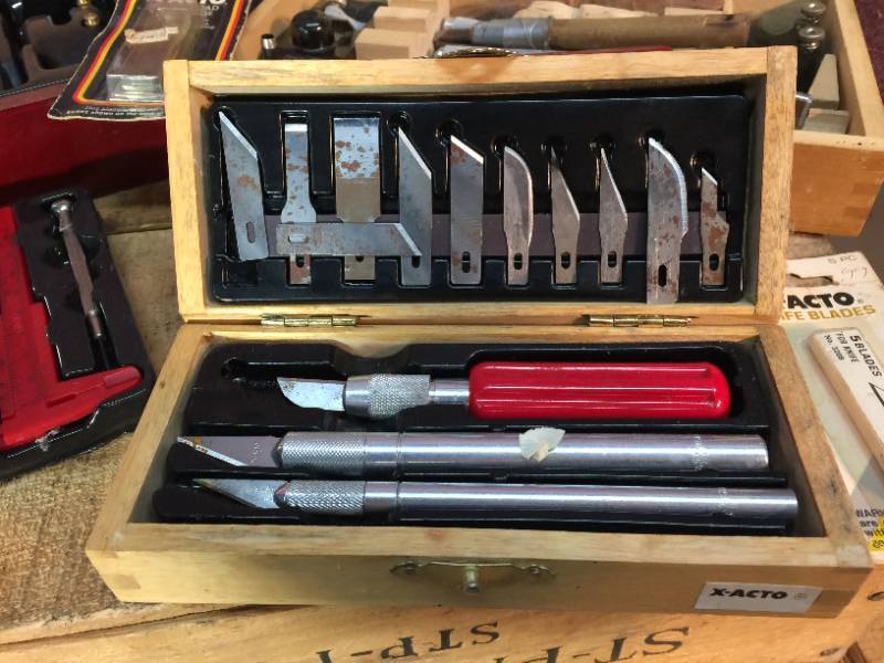X-Acto Knives - Sewing AWL - Leather Stamps, Handy ICE Fishing - Hand  Tools - Power Tools - Outdoors - Shop - Vexilar - Craftsman - Dewalt -  Fluke - Mr Heater - No Reserves!!!