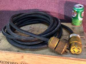 Heavy Duty G.E. 20A3 Phase Extension Power Cord