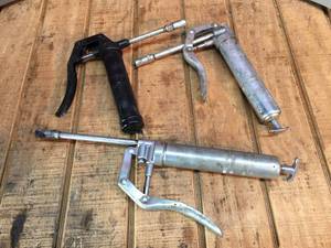 3 Smaller Size Grease Guns