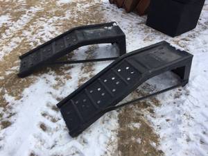 Pair Metal Car Ramps