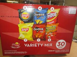 lot 13 image: 2 case of 30 frito lay variety pack...