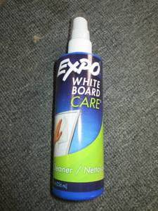 lot 34 image: 128 fl oz bottles of expo whiteboa...