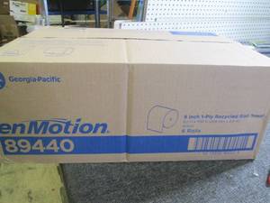 lot 40 image: case of enmotion 8 inch 1-ply recyc...