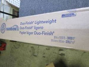 lot 58 image: roll of rainbow duo-finish colored ...