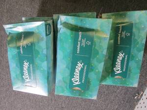 lot 62 image: 11 boxes of kleenex...