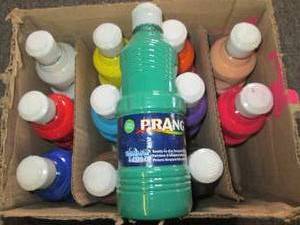lot 67 image: 12 bottles of prang washable temper...
