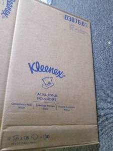 lot 74 image: case of 12 boxes of kleenex ...