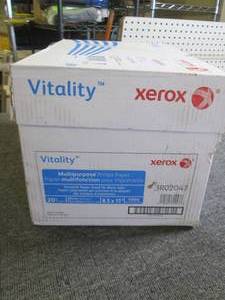 lot 79 image: vitality xerox 20lbs of 8.5x11 inch...