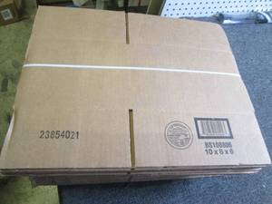 lot 83 image: 25 boxes 10x8x6...