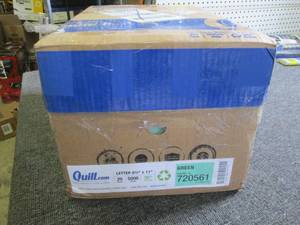 lot 85 image: case of 20lb quill green 8.5x11 inc...