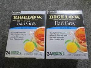 lot 90 image: 2 packages of bigelow earl grey tea...