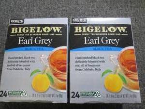 lot 91 image: 2 packages of bigelow earl grey tea...