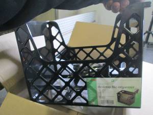 lot 93 image: 2 desktop file organizers ...
