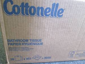 lot 103 image: case of cottonelle bathroom tissue ...