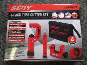 lot 137 image: sedy 4-pack tube cutter set ...