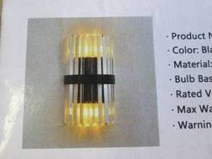 lot 194 image: new wall sconce ...
