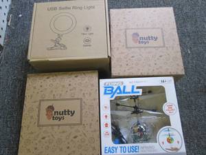 lot 202 image: 3 new flying balls and a selfie rin...