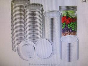 lot 211 image: Regular Mouth Canning Lids for Ball...