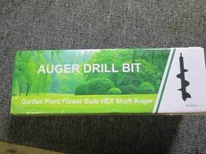 lot 215 image: big auger drill bit for gardening ,...