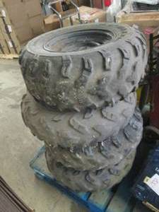 lot 233 image: 4 tires and rims look like they are...