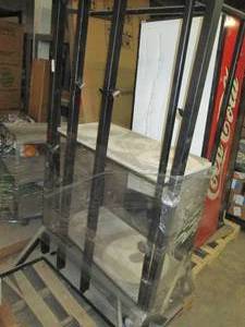 lot 241 image: cart and a metal stand ...