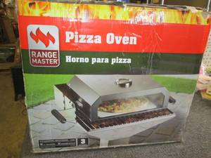lot 245 image: range master pizza oven open box ...