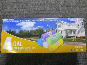 lot 285 image: new 4 gallon 240 bags 5 rolls of ga...