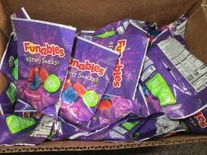 lot 341 image: lot of 48 funables fruity snacks be...