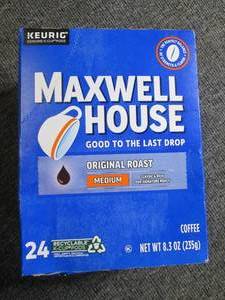 lot 355 image: maxwell house 24 k-cup medium roast...