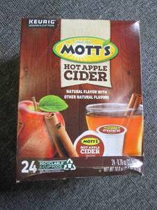 lot 360 image: motts hot apple cider 24 k-cups bes...