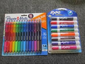 lot 374 image: lot of papermate pens and expo mark...