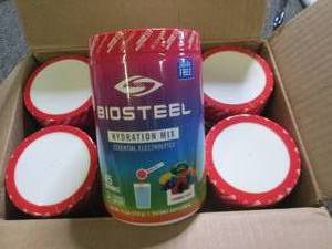lot 389 image: 6 canisters of biosteel hydration m...