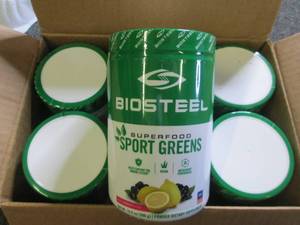 lot 392 image: case of 6 biosteel superfood sport ...