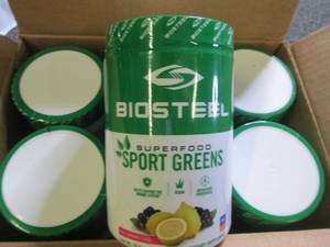 lot 400 image: case of 6 biosteel superfood sport ...