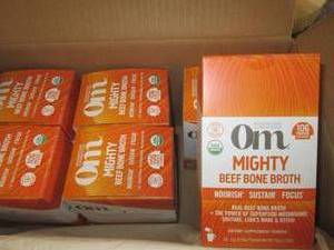 lot 403 image: case of 6 mighty beef bone broth wi...