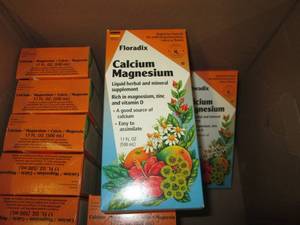 lot 406 image: case of 12 floradix calcium magnesi...