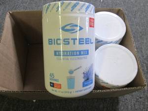 lot 420 image: case of 4 biosteel hydration mix 11...
