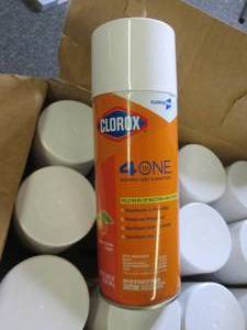 lot 305 image: case of 1214 oz clorox 4 in 1 disi...