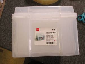 lot 315 image: case of 4 photo craft storage boxes...