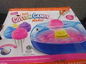 Cotton Candy Maker open box...