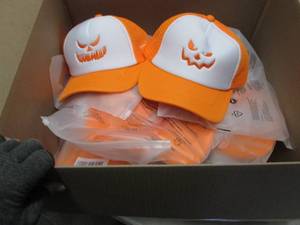 Box of Baseball Style Halloween Cap...