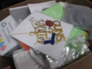Box of Assorted Small Overstock Ite...