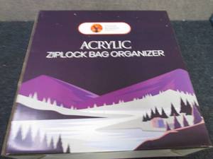Acrylic Ziplock Bag Organizer...