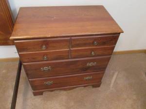 lot 402 image: side table top is 27 x 16 and 28 t...