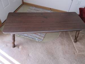 lot 409 image: Love coffee table top is 4 x 17...