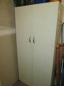 lot 418 image: Metal Cabinet 66 tall 30 wide...