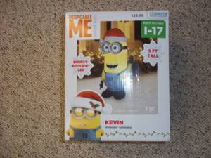 lot 18 image: Despicable Me 5 tall blow up...