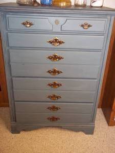 lot 26 image: Nice painted dresser 34x18 top and...